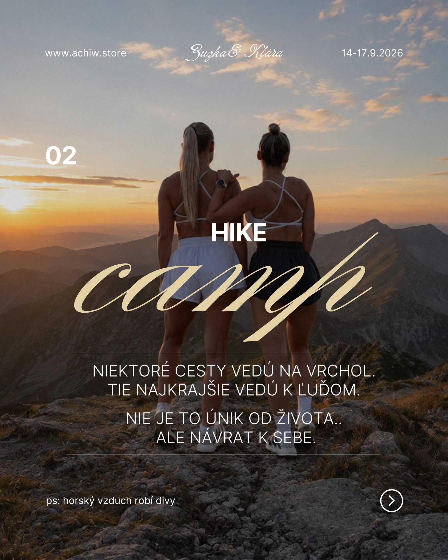 HIKE CAMP 02 I Malá Fatra